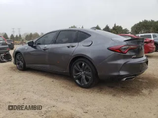 2023 Acura TLX w/A-Spec Package z VIN 19UUB6F5XPA001602, wystawiony jako Copart lot #52938985 z przebiegiem 12 329 mil mil oraz Szkoda całkowita • Salvage title. Historia ofert i sprzedaży dostępna na DreamBid. Obrazek 2.