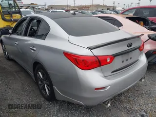2017 Infiniti Q50 3.0t Premium with VIN JN1EV7APXHM741839, listed as a IAAI auction lot 41260299 with 107,644 mi miles. Bid and sale history available at carsss.com. Image 3.