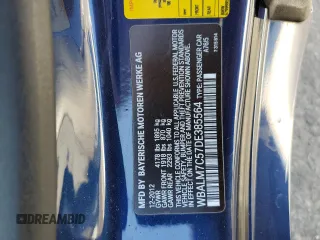 2013 BMW Z4 sDrive35i with VIN WBALM7C57DE385564, listed as a Copart auction lot 60422134 with 56,017 mi miles and Salvage Title. Bid and sale history available at carsss.com. Image 13.