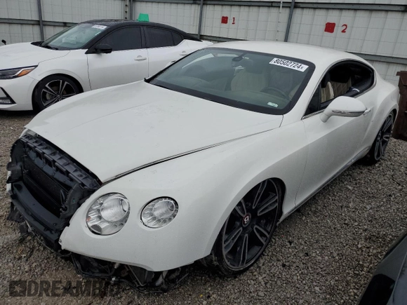 2015 Bentley Continental GT with VIN SCBFT7ZA5FC041658, listed as a Copart auction lot 80502724 with Not Provided miles and Salvage Title. Bid and sale history available at DreamBid. Image 1.