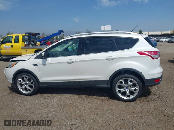2013 Ford Escape Titanium with VIN 1FMCU0J96DUC24768, listed as a IAAI auction lot 42024198 with 93,080 mi miles. Bid and sale history available at carsss.com. Image 14.