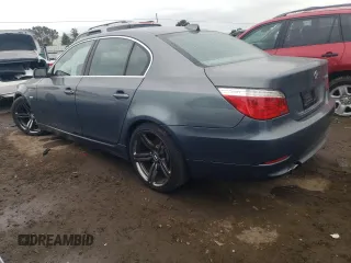 2008 BMW 5 Series 550i with VIN WBANW53508CT34559, listed as a Copart auction lot 49057624 with 119,058 mi miles and Salvage Title. Bid and sale history available at carsss.com. Image 2.