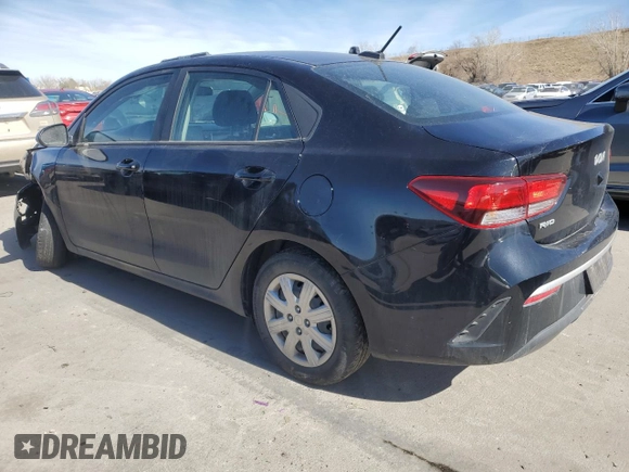 2022 Kia Rio S with VIN 3KPA24AD6NE445249, listed as a Copart auction lot 47897285 with 51,906 mi miles and Salvage Title. Bid and sale history available at DreamBid. Image 2.