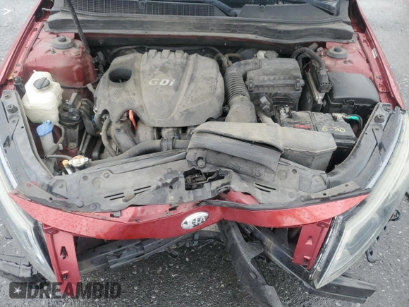 2015 Kia Optima EX with VIN 5XXGN4A70FG371167, listed as a Copart auction lot 55668715 with 110,096 mi miles and Salvage Title. Bid and sale history available at DreamBid. Image 11.
