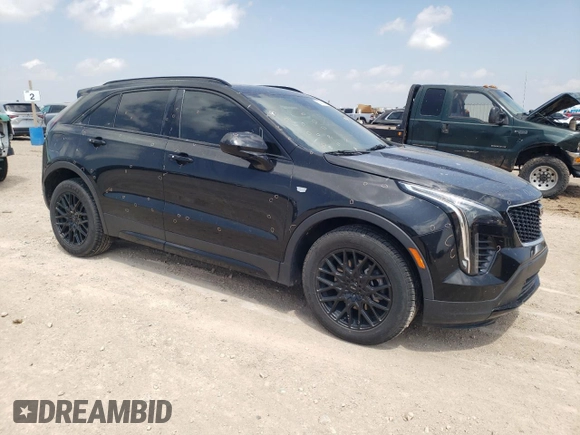 2020 Cadillac XT4 FWD Sport with VIN 1GYFZER43LF149811, listed as a Copart auction lot 53369375 with 110,492 mi miles and Salvage title. Bid and sale history available at DreamBid. Image 4.