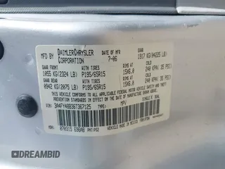 2006 Chrysler PT Cruiser с VIN 3A4FY48B36T367125, выставлен на аукционе IAAI как лот 42461400 с пробегом 181 767 миль миль и . История ставок и продаж доступна на DreamBid. Изображение 9.