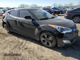 2017 Hyundai Veloster Value Edition with VIN KMHTC6AD6HU318164, listed as a Copart auction lot 48585725 with 112,578 mi miles and Salvage Title. Bid and sale history available at carsss.com. Image 4.