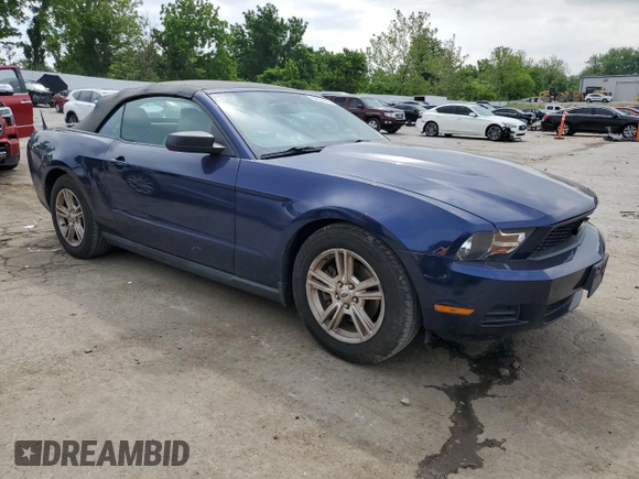 2012 Ford Mustang V6 with VIN 1ZVBP8EMXC5218384, listed as a Copart auction lot 58591915 with 162,572 mi miles and Salvage title. Bid and sale history available at DreamBid. Image 4.