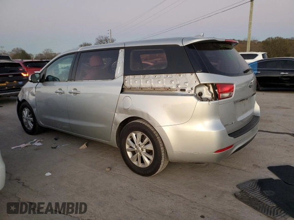 2018 Kia Sedona L with VIN KNDMA5C19J6397660, listed as a Copart auction lot 81271054 with 142,388 mi miles and Salvage Title. Bid and sale history available at carsss.com. Image 2.
