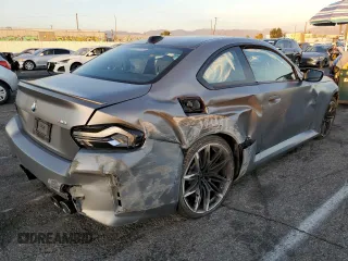 2024 BMW M2 with VIN 3MF13DM00R8E39776, listed as a Copart auction lot 81426484 with 0 mi miles and Salvage Title. Bid and sale history available at carsss.com. Image 3.