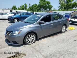 2019 Nissan Sentra S with VIN 3N1AB7AP2KY302226, listed as a Copart auction lot 60117335 with 99,116 mi miles and Salvage title. Bid and sale history available at DreamBid. Image 1.