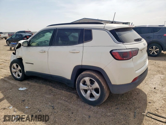 2019 Jeep Compass Altitude with VIN 3C4NJCBB5KT655117, listed as a Copart auction lot 58210845 with Not provided miles and Salvage title. Bid and sale history available at DreamBid. Image 2.