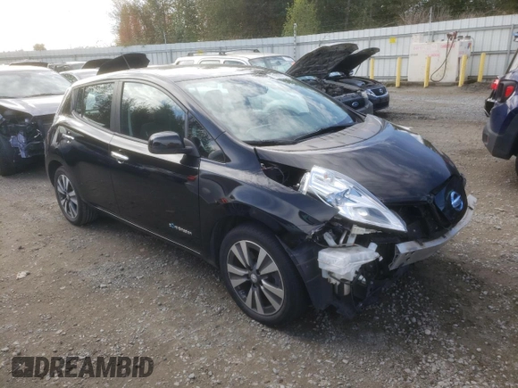 2015 Nissan LEAF SV with VIN 1N4AZ0CP1FC317091, listed as a Copart auction lot 71909263 with 35,621 mi miles. Bid and sale history available at carsss.com. Image 4.