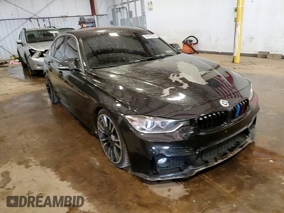 2015 BMW 3 Series 335i xDrive with VIN WBA3B9G58FNR92880, listed as a Copart auction lot 48410535 with 43,610 mi miles and Salvage Title. Bid and sale history available at carsss.com. Image 13.