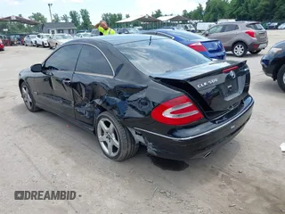 2005 Mercedes-Benz CLK 500 with VIN WDBTJ75JX5F161205, listed as a IAAI auction lot 42747715 with 150,139 mi miles and . Bid and sale history available at DreamBid. Image 3.