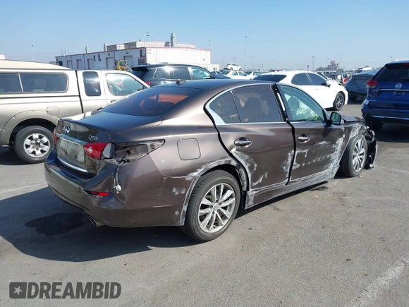 2014 Infiniti Q50 с VIN JN1BV7AP8EM670333, выставлен на аукционе IAAI как лот 41670015 с пробегом 59 427 миль миль и . История ставок и продаж доступна на DreamBid. Изображение 4.