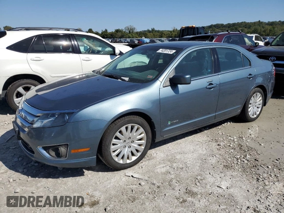 2012 Ford Fusion Hybrid with VIN 3FADP0L33CR258753, listed as a Copart auction lot 74201724 with 158,434 mi miles and Salvage title. Bid and sale history available at DreamBid. Image 1.
