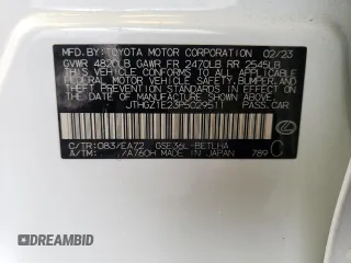 2023 Lexus IS with VIN JTHGZ1E23P5029511, listed as a Copart auction lot 54888704 with 9,580 mi miles and Salvage Title. Bid and sale history available at carsss.com. Image 15.