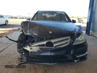 2012 Mercedes-Benz C 300 Sport with VIN WDDGF8BB7CR207887, listed as a Copart auction lot 62177525 with 158,417 mi miles and Salvage title. Bid and sale history available at DreamBid. Image 5.