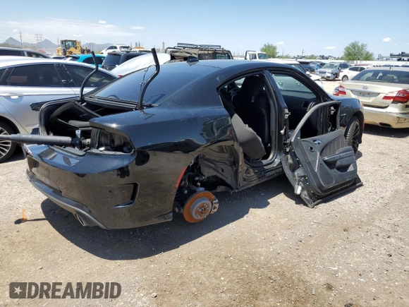 2022 Dodge Charger R/T with VIN 2C3CDXCT0NH172522, listed as a Copart auction lot 65553044 with Not Provided miles and Salvage Title. Bid and sale history available at DreamBid. Image 3.