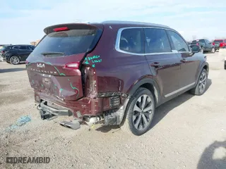 2022 Kia Telluride EX with VIN 5XYP34HC2NG311104, listed as a IAAI auction lot 41423949 with 39,034 mi miles. Bid and sale history available at carsss.com. Image 4.