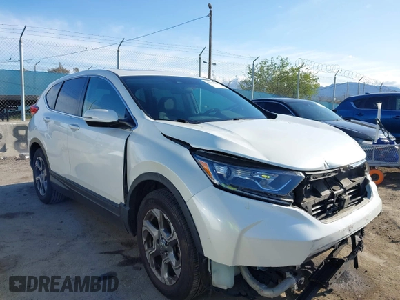2018 Honda CR-V EX with VIN 2HKRW1H54JH506091, listed as a IAAI auction lot 41911954 with 49,436 mi miles. Bid and sale history available at carsss.com. Image 1.