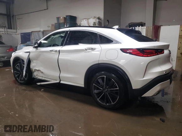 2023 Infiniti QX55 Essential with VIN 3PCAJ5KR1PF101909, listed as a Copart auction lot 44934165 with 24,219 mi miles and Salvage title. Bid and sale history available at DreamBid. Image 2.