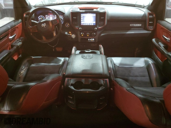 2019 Ram 1500 Rebel z VIN 1C6SRFLT3KN671103, wystawiony jako Copart lot #49518485 z przebiegiem 134 232 mil mil oraz Czysty tytuł • Clean title. Historia ofert i sprzedaży dostępna na DreamBid. Obrazek 8.