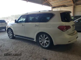 2014 Infiniti QX80 with VIN JN8AZ2NF1E9554013, listed as a Copart auction lot 58436654 with 0 mi miles and Clean Title. Bid and sale history available at carsss.com. Image 2.