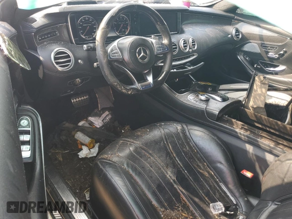 2015 Mercedes-Benz S-Class S 63 AMG with VIN WDDXJ7JB5FA008320, listed as a Copart auction lot 61063434 with 85,838 mi miles and Salvage Title. Bid and sale history available at carsss.com. Image 8.