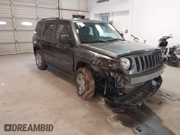 2016 Jeep Patriot Sport with VIN 1C4NJRBB0GD691510, listed as a IAAI auction lot 41729015 with 177,527 mi miles and . Bid and sale history available at carsss.com. Image 1.