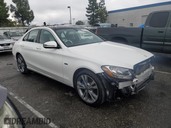 2017 Mercedes-Benz C 350e with VIN 55SWF4HB9HU227270, listed as a Copart auction lot 82920933 with 56,938 mi miles and . Bid and sale history available at DreamBid. Image 4.