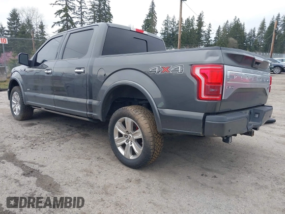 2015 Ford F-150 XLT with VIN 1FTEW1EGXFFC41635, listed as a IAAI auction lot 41765722 with 128,844 mi miles. Bid and sale history available at carsss.com. Image 3.