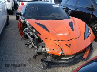 2021 Chevrolet Corvette 3LT with VIN 1G1YC3D40M5107561, listed as a Copart auction lot 45731354 with 5,438 mi miles and Salvage Title. Bid and sale history available at carsss.com. Image 5.