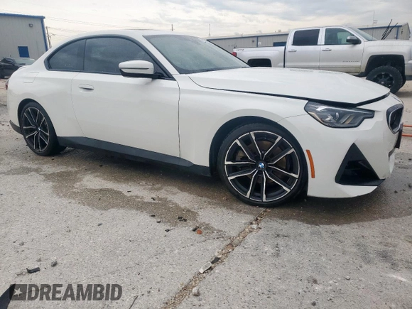 2023 BMW 2 Series 230i with VIN 3MW23CM0XP8D29605, listed as a Copart auction lot 60284905 with 39,622 mi miles and Salvage title. Bid and sale history available at DreamBid. Image 4.