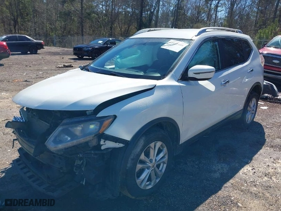 2016 Nissan Rogue SV with VIN KNMAT2MT4GP712430, listed as a IAAI auction lot 41641488 with 137,552 mi miles. Bid and sale history available at carsss.com. Image 2.