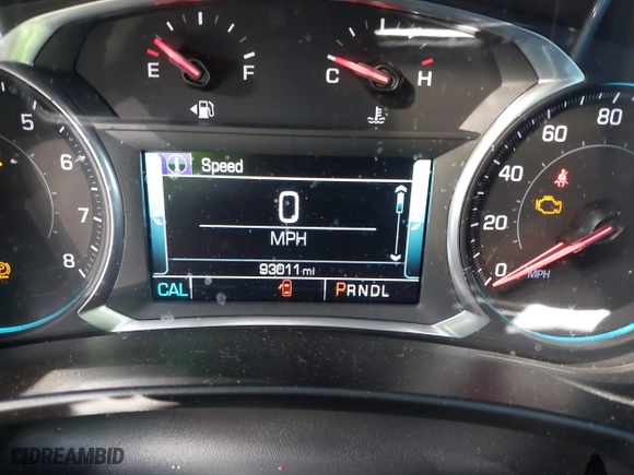 2018 Chevrolet Equinox Premier with VIN 2GNAXWEX0J6182291, listed as a IAAI auction lot 41653542 with 93,011 mi miles. Bid and sale history available at carsss.com. Image 7.