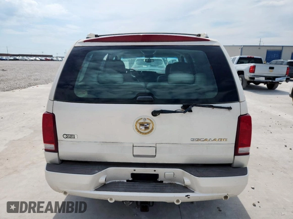 2005 Cadillac Escalade with VIN 1GYEC63N55R202532, listed as a Copart auction lot 61166525 with 229,312 mi miles and Clean title. Bid and sale history available at DreamBid. Image 6.
