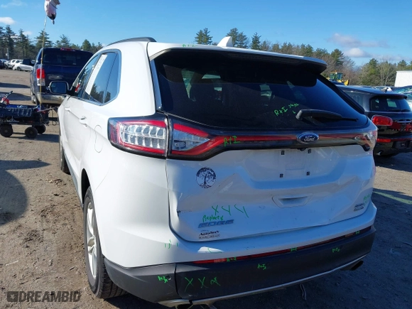 2017 Ford Edge SEL with VIN 2FMPK4J93HBC46835, listed as a IAAI auction lot 41893501 with 244,618 mi miles. Bid and sale history available at carsss.com. Image 6.