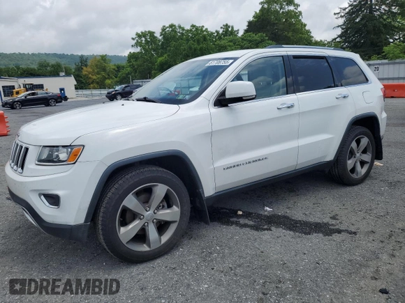 2014 Jeep Grand Cherokee Limited with VIN 1C4RJFBG2EC569780, listed as a Copart auction lot 61708755 with 69,058 mi miles and Salvage title. Bid and sale history available at DreamBid. Image 1.