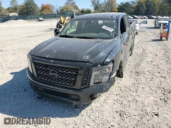 2019 Nissan Titan XD SV with VIN 1N6BA1F43KN513851, listed as a Copart auction lot 76808734 with 115,824 mi miles and Salvage Title. Bid and sale history available at carsss.com. Image 11.