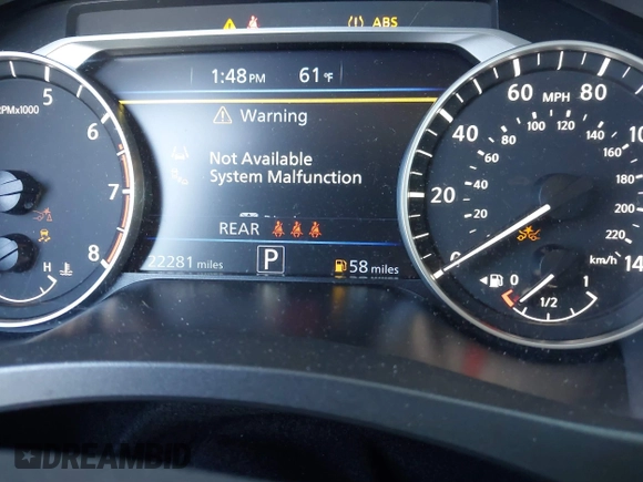 2024 Nissan Altima 2.5 SR with VIN 1N4BL4CV4RN340093, listed as a IAAI auction lot 41756858 with 2,281 mi miles. Bid and sale history available at carsss.com. Image 7.