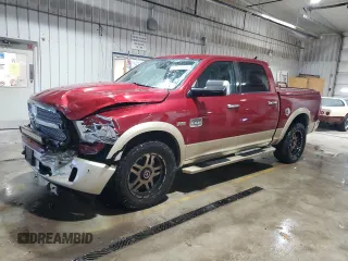 2014 Ram 1500 Longhorn Limited with VIN 1C6RR7PT9ES133204, listed as a Copart auction lot 88743625 with 180,422 mi miles and Salvage title. Bid and sale history available at DreamBid. Image 1.