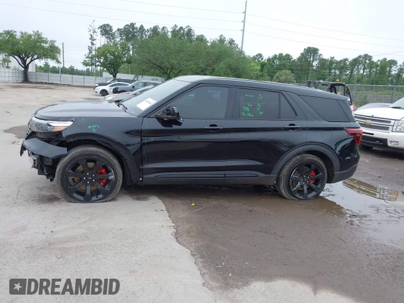 2021 Ford Explorer ST z VIN 1FM5K8GC0MGA12561, wystawiony jako IAAI lot #41891666 z przebiegiem 74 750 mil mil oraz . Historia ofert i sprzedaży dostępna na DreamBid. Obrazek 14.