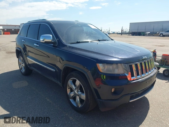 2011 Jeep Grand Cherokee Overland with VIN 1J4RS6GG9BC613396, listed as a IAAI auction lot 42490889 with 150,601 mi miles and . Bid and sale history available at DreamBid. Image 1.