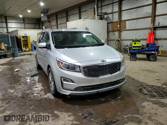 2021 Kia Sedona EX with VIN KNDMB5C17M6671469, listed as a Copart auction lot 89316135 with 41,614 mi miles and Salvage Title. Bid and sale history available at carsss.com. Image 11.