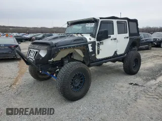 2014 Jeep Wrangler Unlimited Sport with VIN 1C4BJWDG1EL251390, listed as a Copart auction lot 48372535 with 86,611 mi miles and Salvage Title. Bid and sale history available at carsss.com. Image 1.