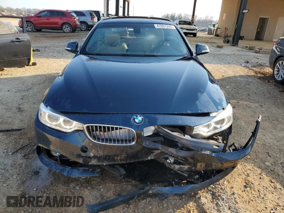2016 BMW 4 Series 428i with VIN WBA3V7C57G5A28065, listed as a Copart auction lot 47091245 with 75,949 mi miles and Salvage title. Bid and sale history available at DreamBid. Image 5.