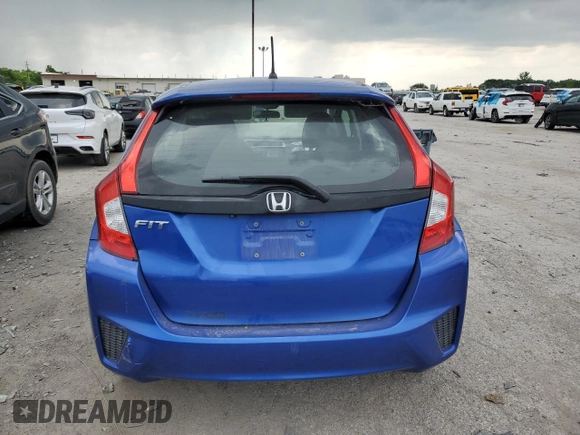 2017 Honda Fit LX with VIN 3HGGK5H55HM703996, listed as a Copart auction lot 61653735 with 77,028 mi miles and Salvage title. Bid and sale history available at DreamBid. Image 6.