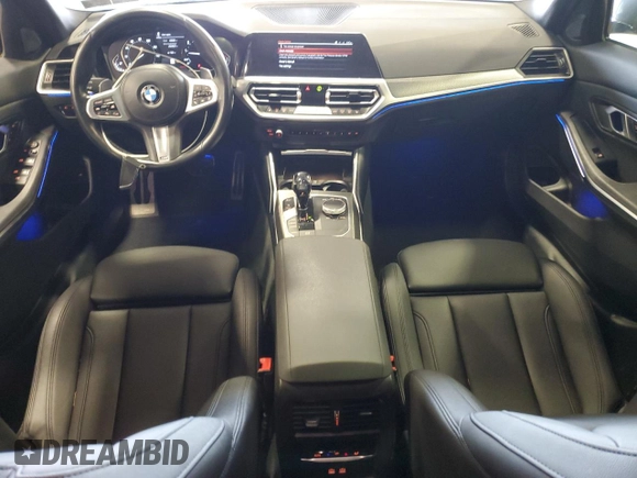 2021 BMW 3 Series 330i z VIN 3MW5R1J00M8B81609, wystawiony jako Copart lot #58311755 z przebiegiem 63 666 mil mil oraz Szkoda całkowita • Salvage title. Historia ofert i sprzedaży dostępna na DreamBid. Obrazek 8.